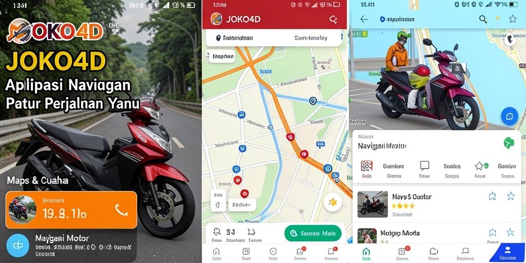 Antarmuka JOKO4D yang intuitif untuk navigasi motor.