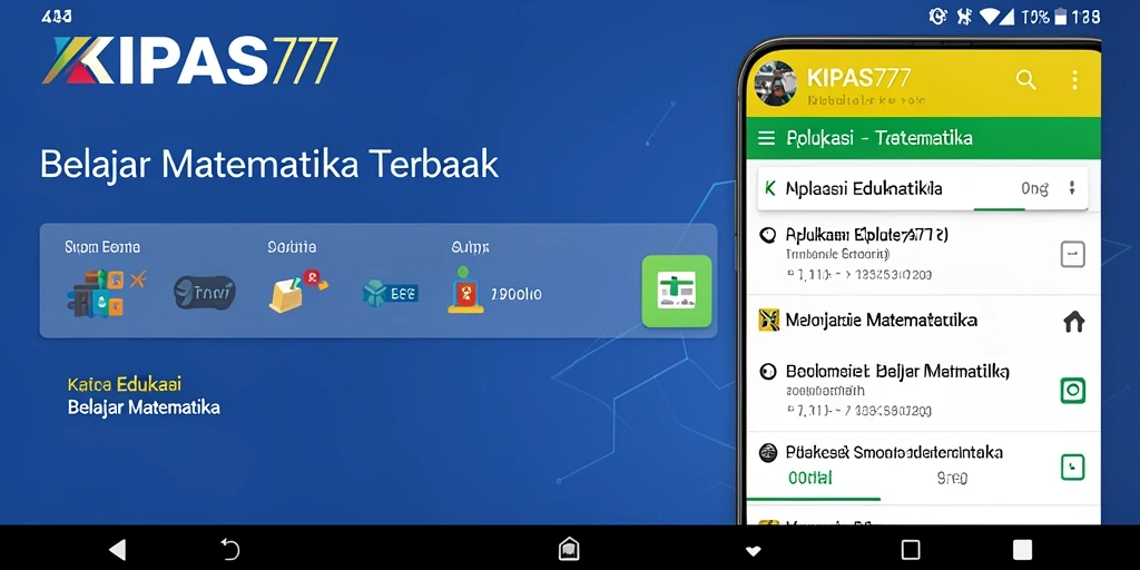 Antarmuka KIPAS777 yang ramah pengguna untuk belajar matematika.