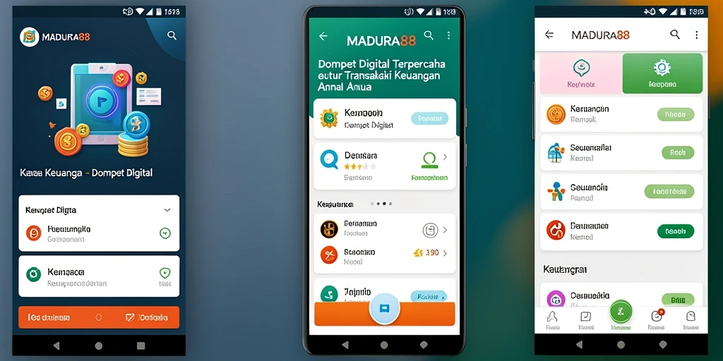 Tampilan antarmuka MADURA88 yang sederhana dan intuitif.