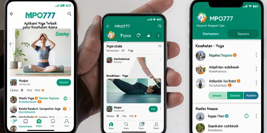Tampilan antarmuka aplikasi Yoga MPO777 yang ramah pengguna.