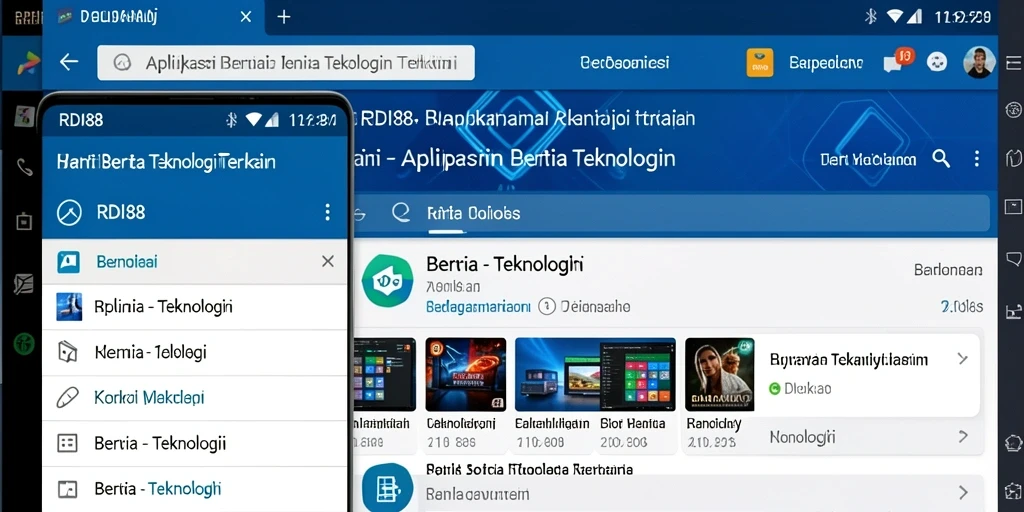 Antarmuka RDI88 yang modern dan informatif.